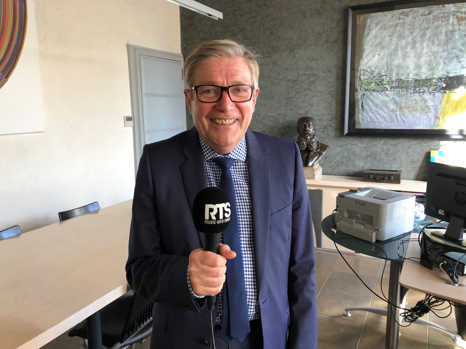 Didier Mouly, maire de Narbonne et président du Grand Narbonne.